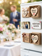 Marturii magnetice nunta - produse handmade Dielma