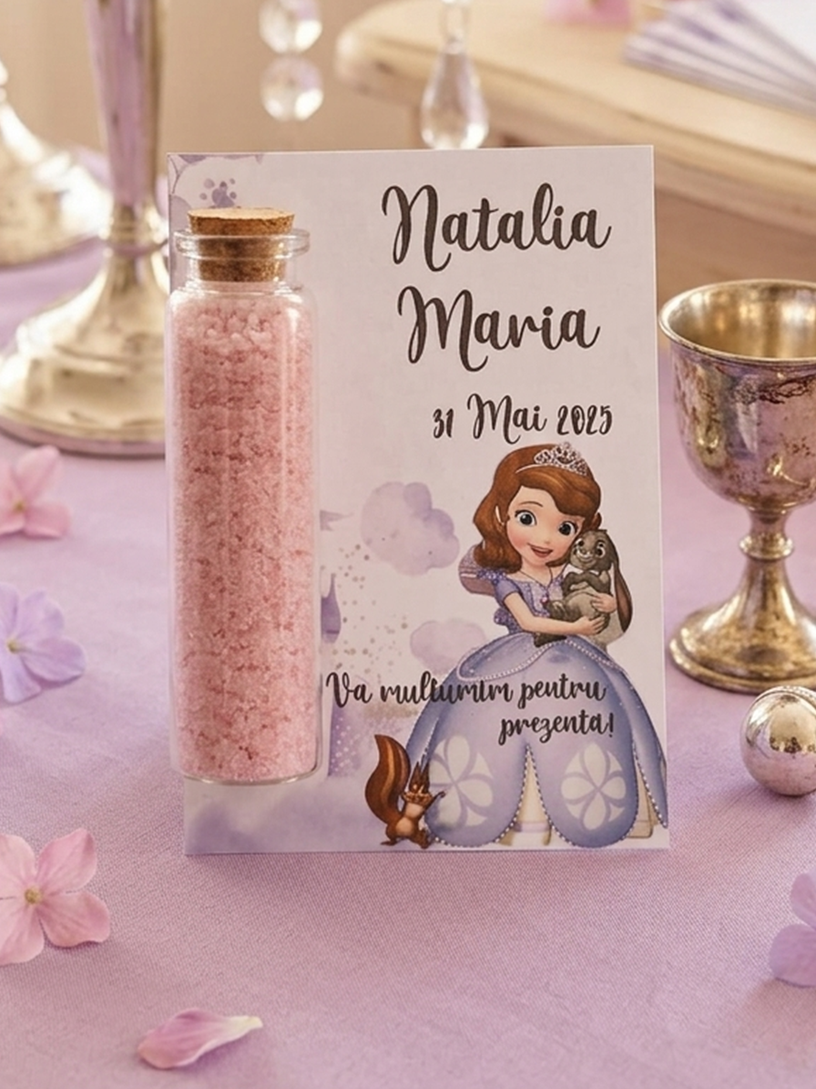 Sticluta cu sare de baie, model 09 - Marturii sticlute