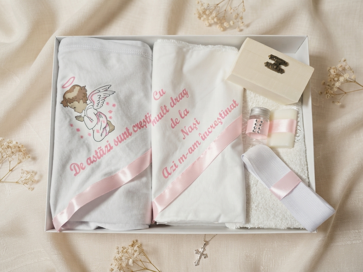 Trusou botez, Ingeras, Roz - Trusouri botez