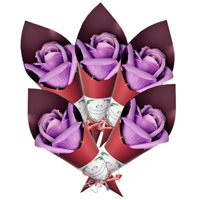 Trandafir mov in con grena - 20250062