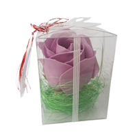 Trandafir în cutiuta, Mov prafuit - 20250079