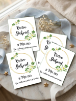 Marturie botez, magnet floral, model DLM-09