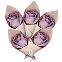 Trandafir mov pudra in con roz - 20250055