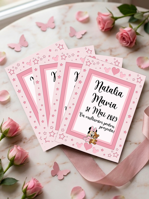 Marturie botez, magnet Minnie Mouse, model DLM-02